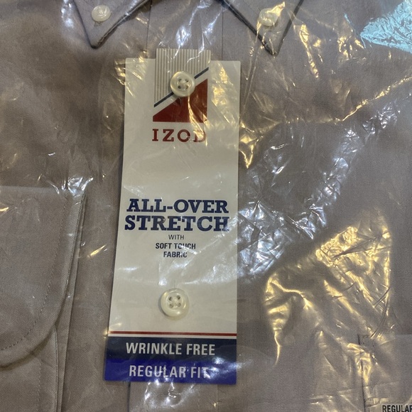 IZOD All over Stretch Wrinkle Free Button Down Shirt - Picture 6 of 6